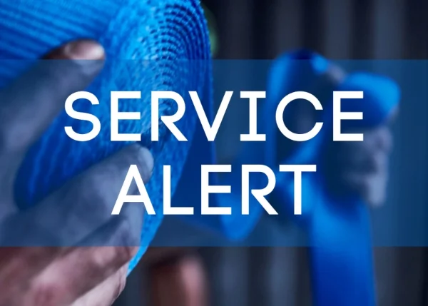 Service Announcement | Flooding Affecting NSW & VIC